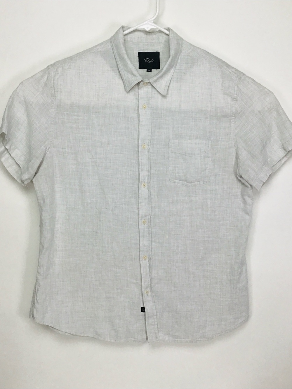 Rails Fairfax men’s short sleeve button down shirt XL